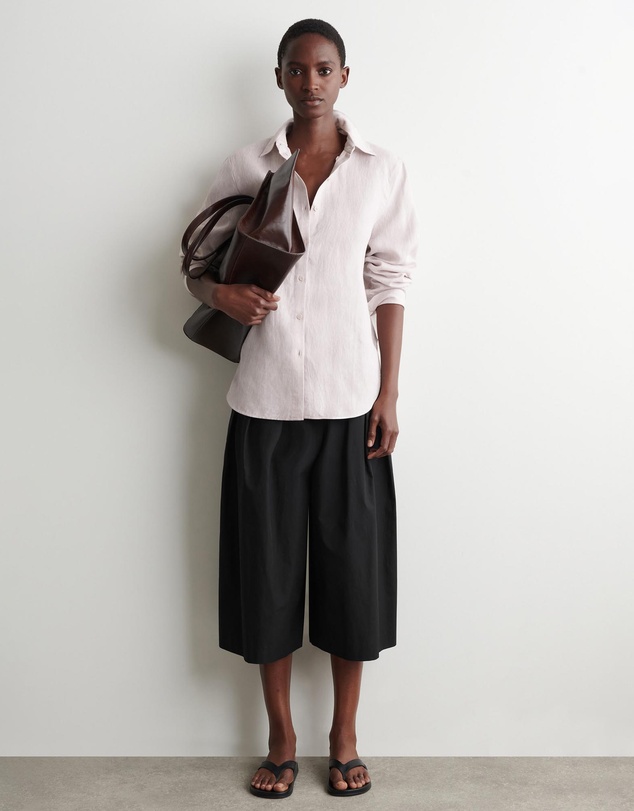 COS - Button Down Collar Linen Shirt