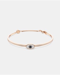 Swarovski - Symbolica Bangle, Eye, Multicoloured, Rose Gold-Tone Plated