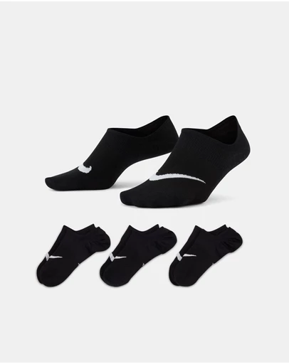 Nike - Everyday Plus Lightweight Footie Socks - 3-Pack