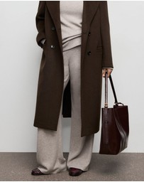 M.N.G - Straight-Fit Trousers With Elastic Waist