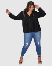 The Poetic Gypsy - Bridget Crochet Blouse