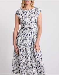 David Lawrence - Nanette Linen Blend Dress