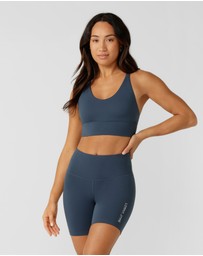 Lorna Jane - Lotus No Chafe Phone Pocket 16cm Bike Shorts