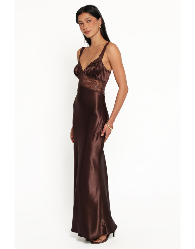 Petal & Pup - Nitara Maxi Dress - Brown