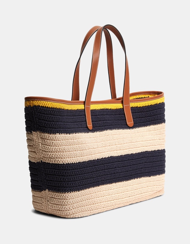 Tommy Hilfiger - Nautical Crochet Stripe Tote Bag