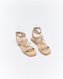 Walnut Melbourne - Rhodes Leather Sandal