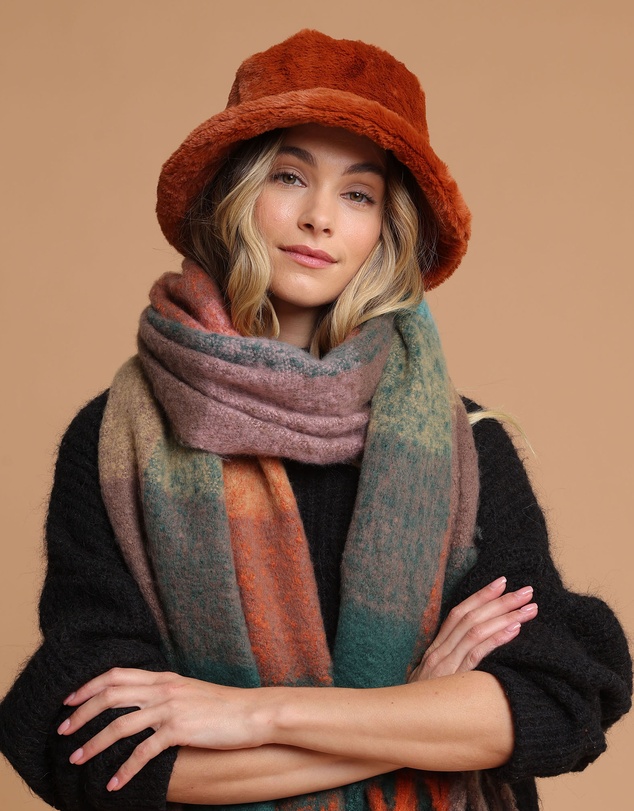 Morgan & Taylor - Carla Faux Fur Bucket Hat