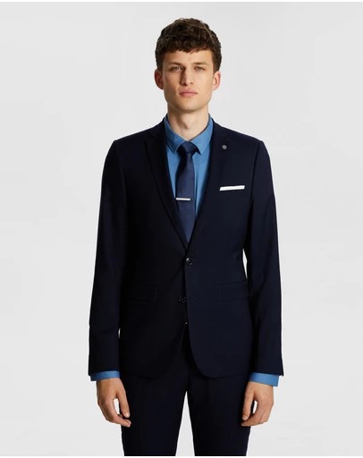 yd. - Marina Skinny Stretch Suit Jacket
