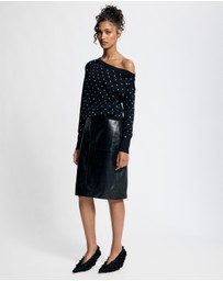 Lover - Ramona Stud Asymmetrical Jumper