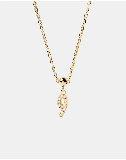 PDPAOLA - Charm Necklace Number 9 Charm