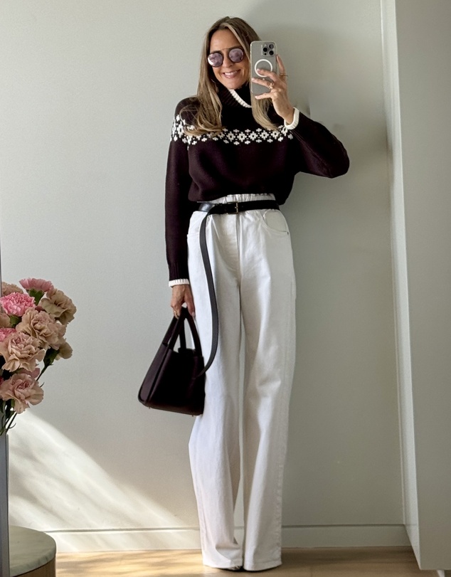 Binny - Dinner Plain With 'Aunt Jane Jumper