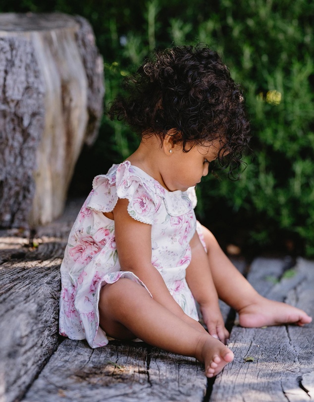 Bebe by Minihaha - Evie Print Overlay Dress - Babies