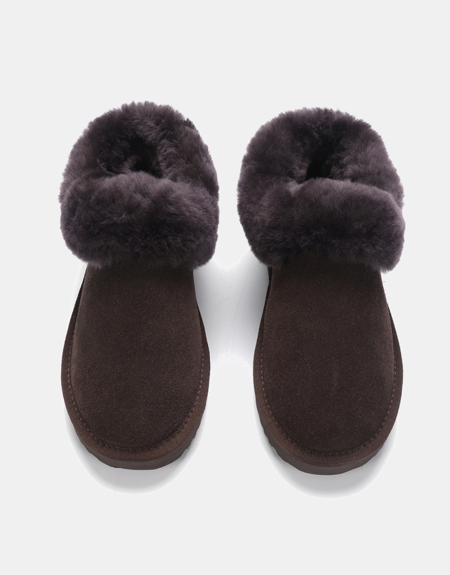 AusWooli Ugg Boots - Coogee Sheepskin Cozy Ankle Slippers