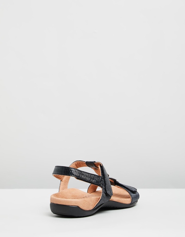Vionic - Farra Adjustable Sandal - Black Woven
