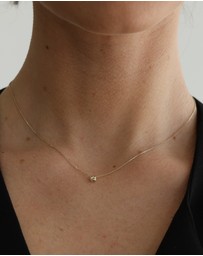 Luna Rae - Solid Gold - Forget Me Knot Necklace