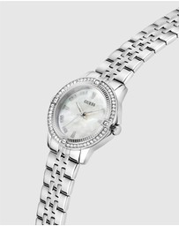 GUESS - GUESS Ladies Silver-Tone Analogue Watch