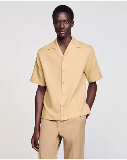 Sandro - Requin Linen Mc Shirt