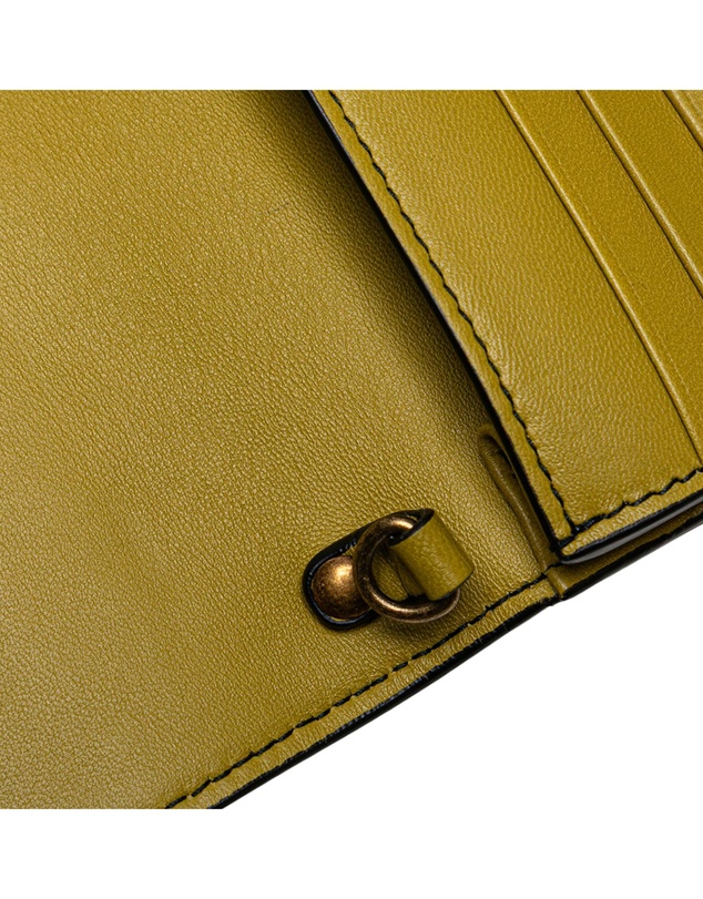 Pre-Loved by Azura Reborn - Pre-Loved Nappa Intrecciato Studded Wallet on Chain
