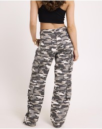 Neon Hart - Camo Cargo Pants