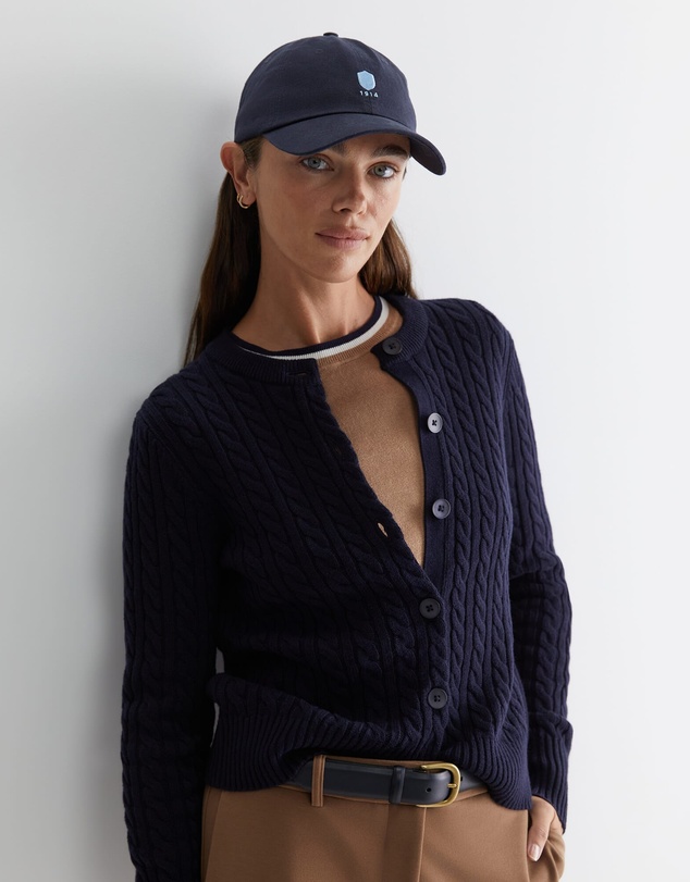 Sportscraft - Cable Merino Cotton Cardigan