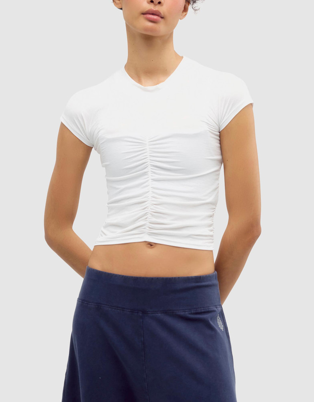 FP Movement by Free People - Tempo Ruched Short Sleeves