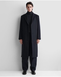 COS - Single-Breasted Wool Long Coat