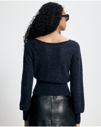 Lover - Vespera Alpaca Blend Sheer Jumper