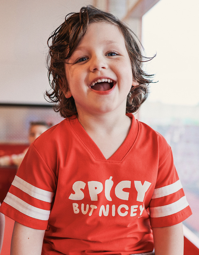 Rock Your Kid - Donnie Tee in Fiery Red