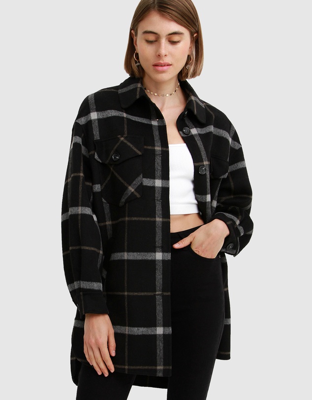 Belle & Bloom - River’s Edge Plaid Shacket