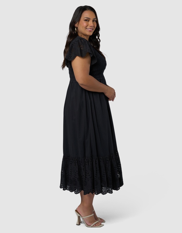 Something 4 Olivia - Anastasia Broderie Midi Dress