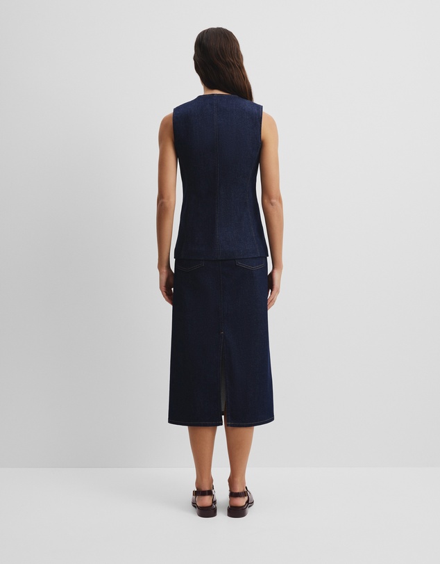 Country Road - Denim Sleeveless Top