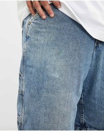 Vintage by The Real Deal - Pre Loved - Vintage Lee Denim Carpenter Shorts