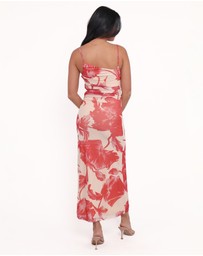 Petal & Pup - Jasmine Maxi Dress - Red Floral