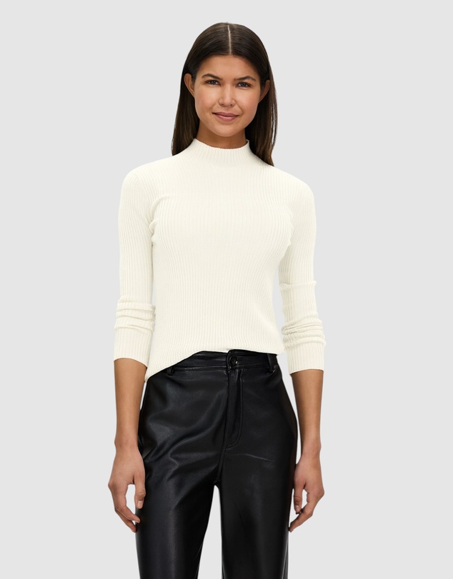 Honey and Beau - High Neck Base Top