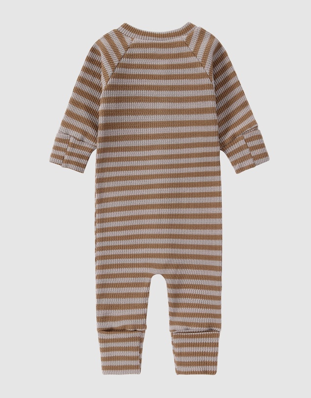 Susukoshi - Waffle Snapsuit Long Sleeves With Pants