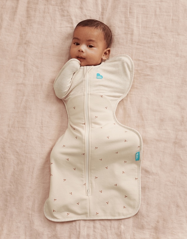 Love to Dream - Swaddle Up™ Original 1.5 TOG Stretch Cotton Fleece Twigs Oatmeal