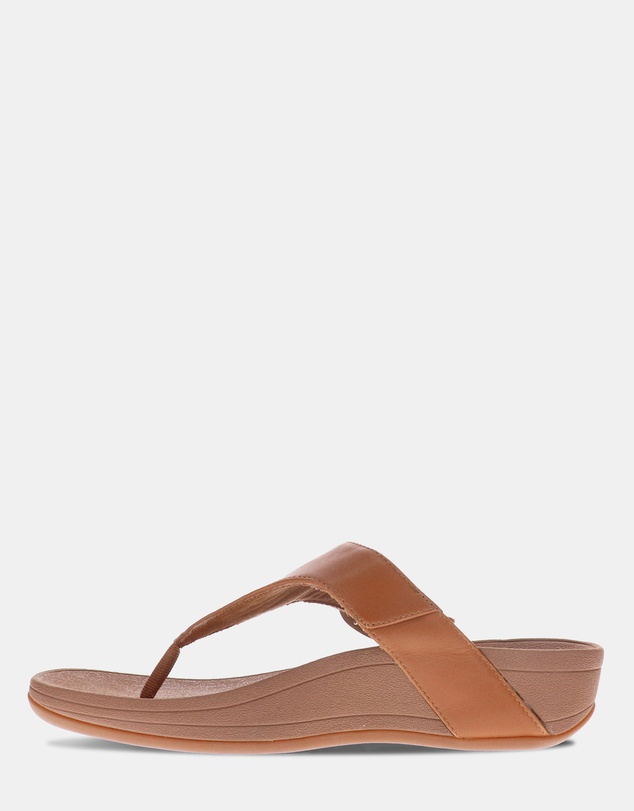 Mia Vita - Faith Toe Post Sandal - Tan