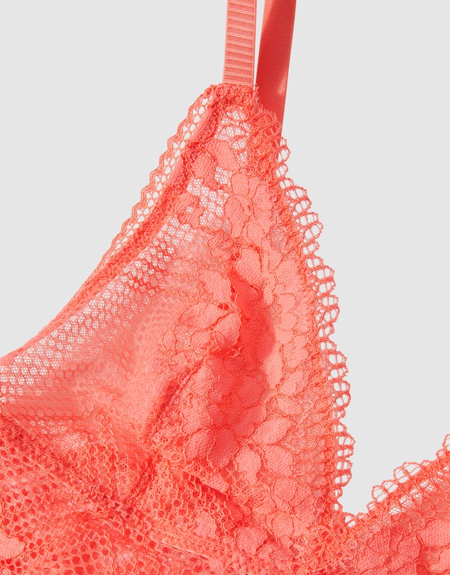 Passionata - Nina Unpadded Triangle Cup Longline Lace Bralette