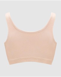 Royce Lingerie - Mia Crossover Organic Cotton Lounge & Sleep Bra