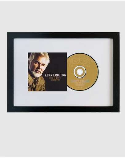 iWorld - Kenny Rogers - 21 Number Ones - CD Framed Album Art