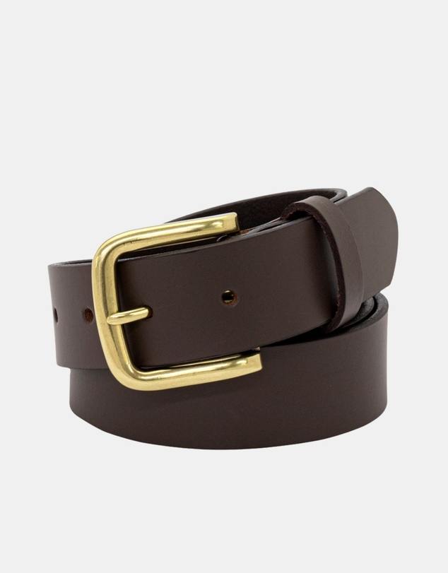 Buckle - Wyoming. Australian Made Buffalo Leather Belt. 35mm width.