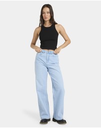 Volcom - Womens Stoned BF High Rise Denim Jeans