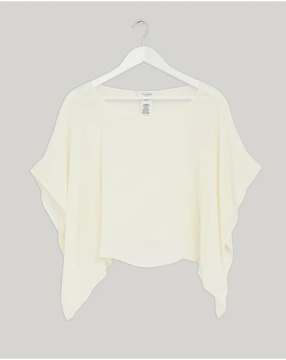Revibe - Repaired Minima Esenciales Eavan Drape Top - AU 8