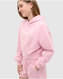 Seed Heritage - Logo Cropped Hoodie - Teen
