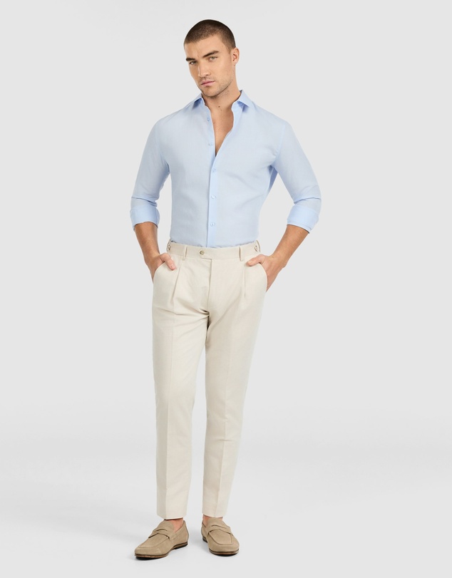Tarocash - Tide Slim Linen Lyocell Shirt