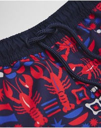 Country Road - Lobster Geometric Board Short