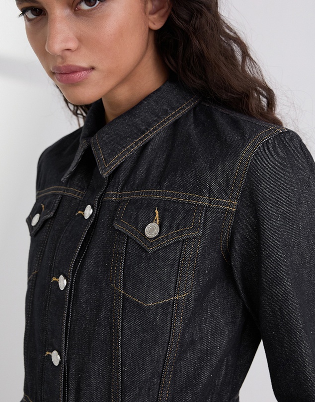 Karl Lagerfeld - Contrast Stitch Denim Jacket