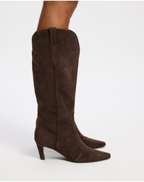 Dazie - Marie Western Pointed-Toe Boots
