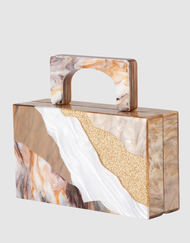 Olga Berg - Fleur Acrylic Top Handle