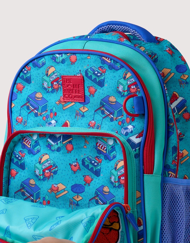 The Somewhere Co - Pizza Party Mini Explorer Backpack